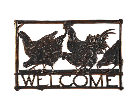 Wall Art- Welcome, Chicken