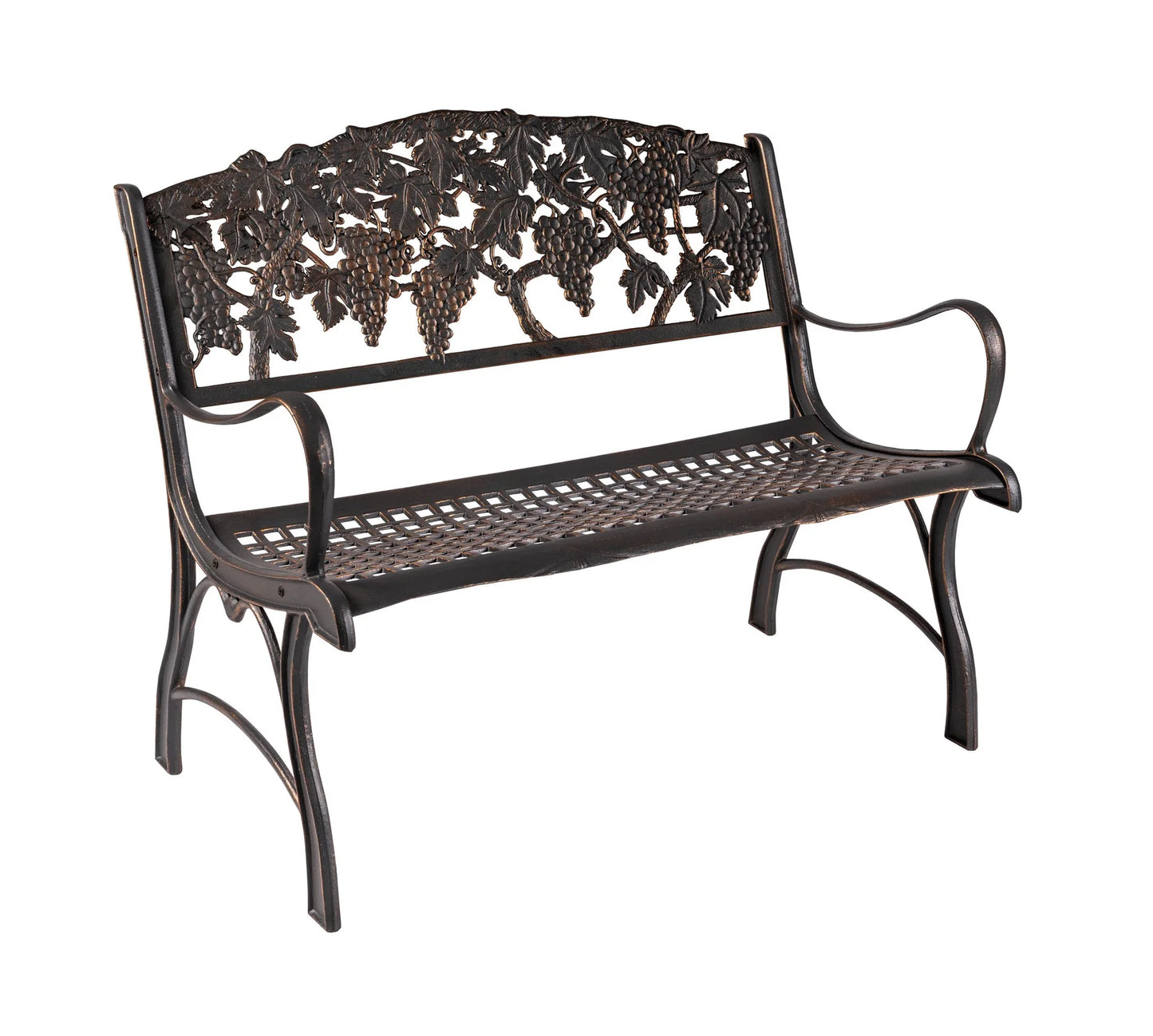 Bench, Cast Iron, Loveseat (Painted Sky)