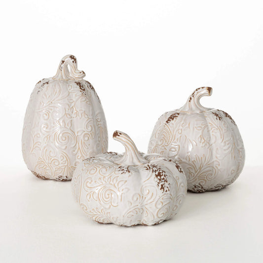 Sitter, Embossed Pumpkin