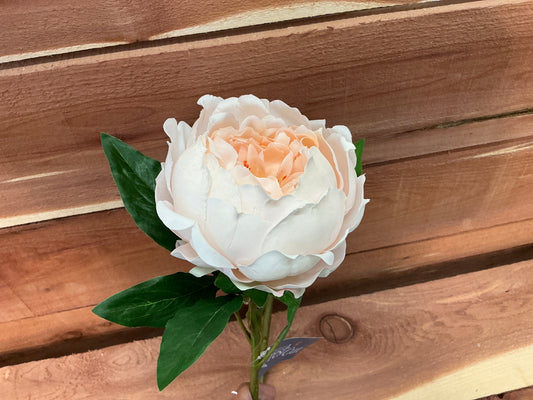 Faux, Floral Peony Spray