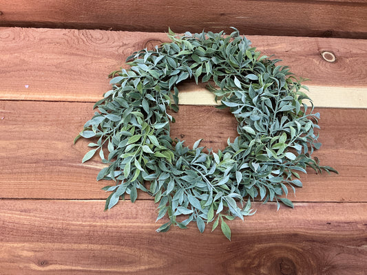 Wreath, Faux- Tea Leaf
