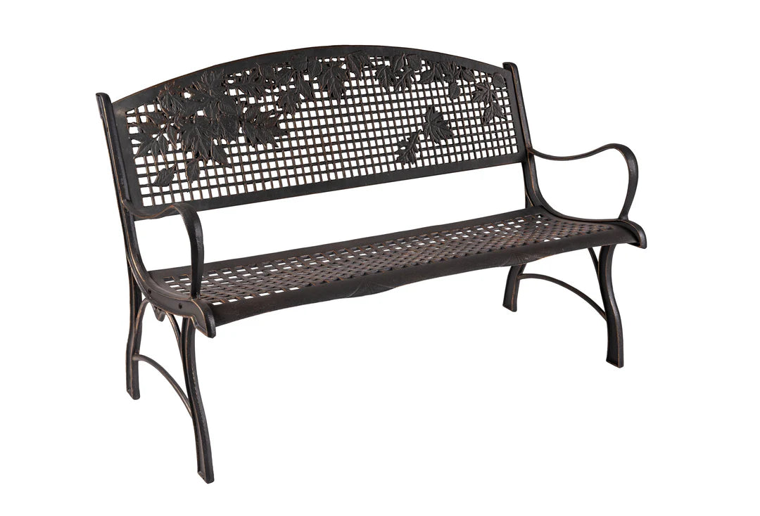 Bench, Cast Iron, Painted Sky