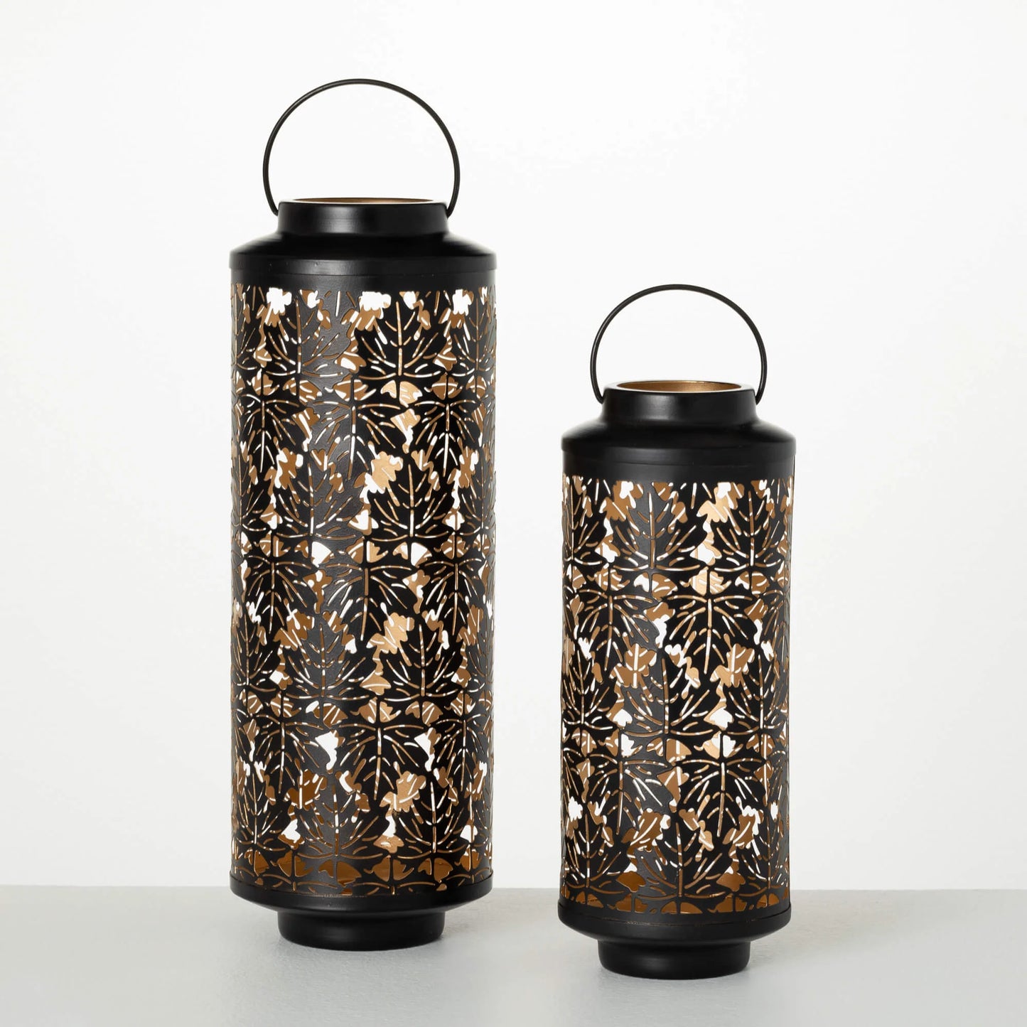 Lantern, Solar Leaf Cut-out