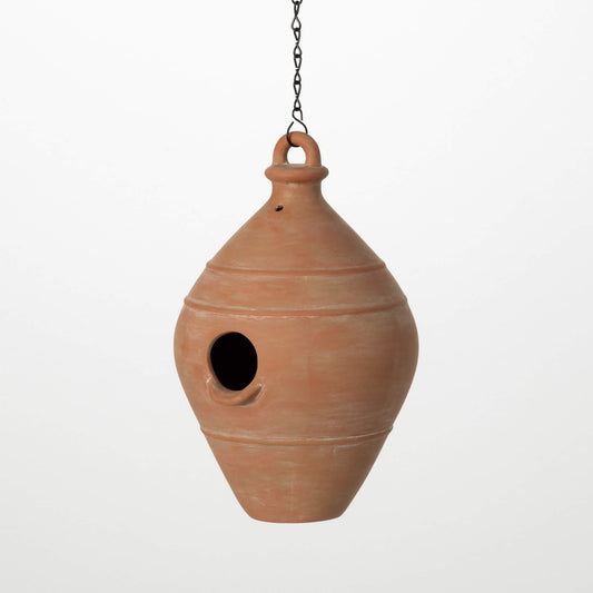 Birdhouse, Terra Cotta Honey Pot
