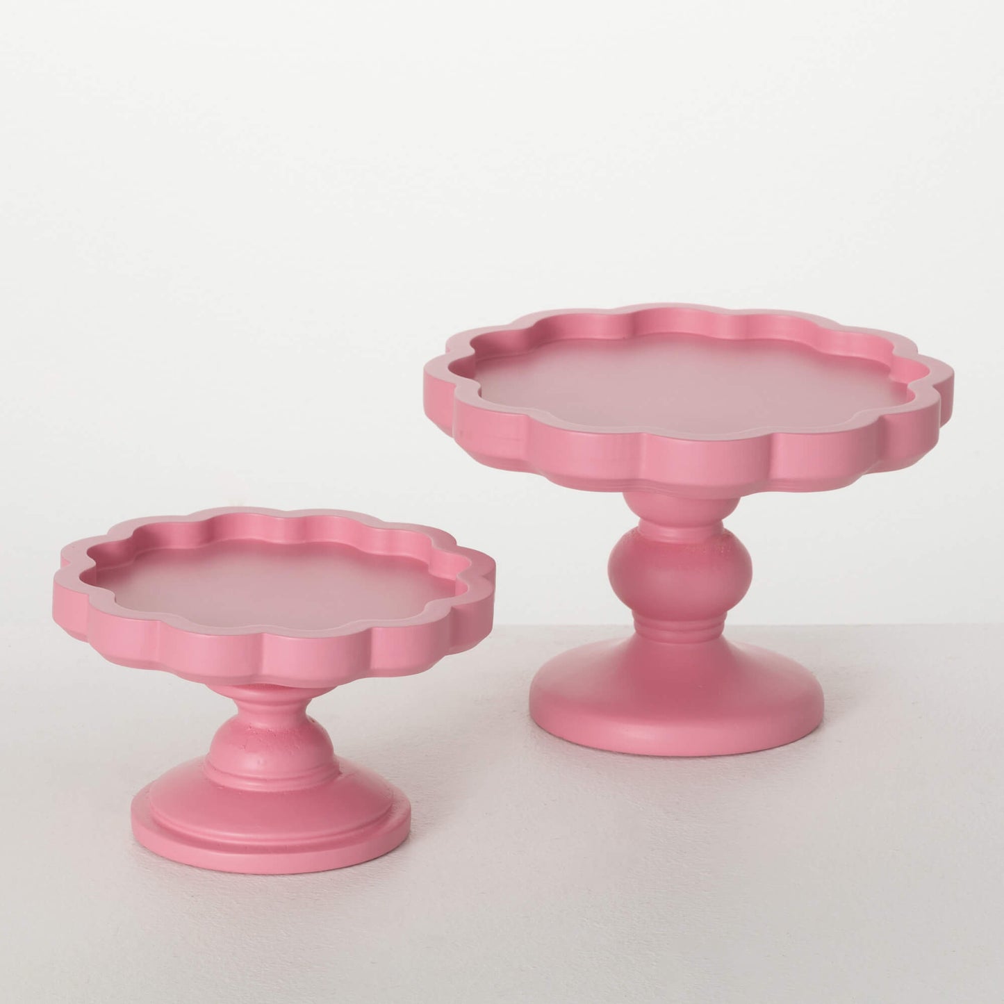 Plant Stand, Wood, Tabletop Pink