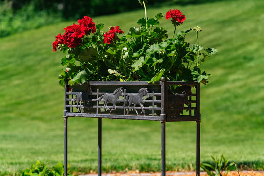 Plant Stand, Cast Iron, Standing (Painted Sky)