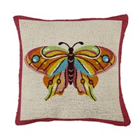 Pillow- Hooked, Butterfly