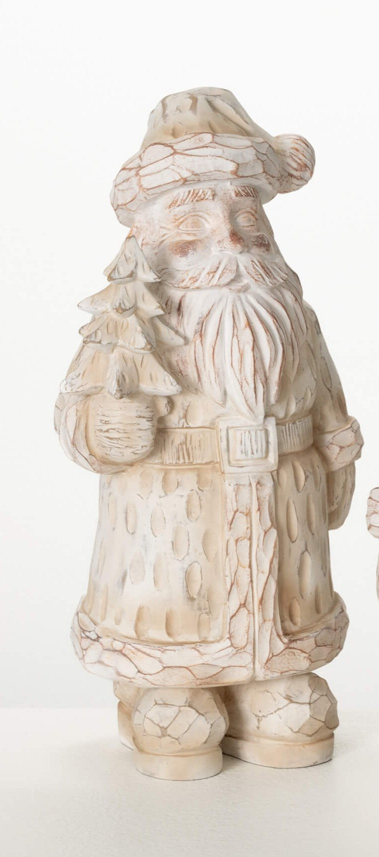 Sitter, Rustic Santa Resin