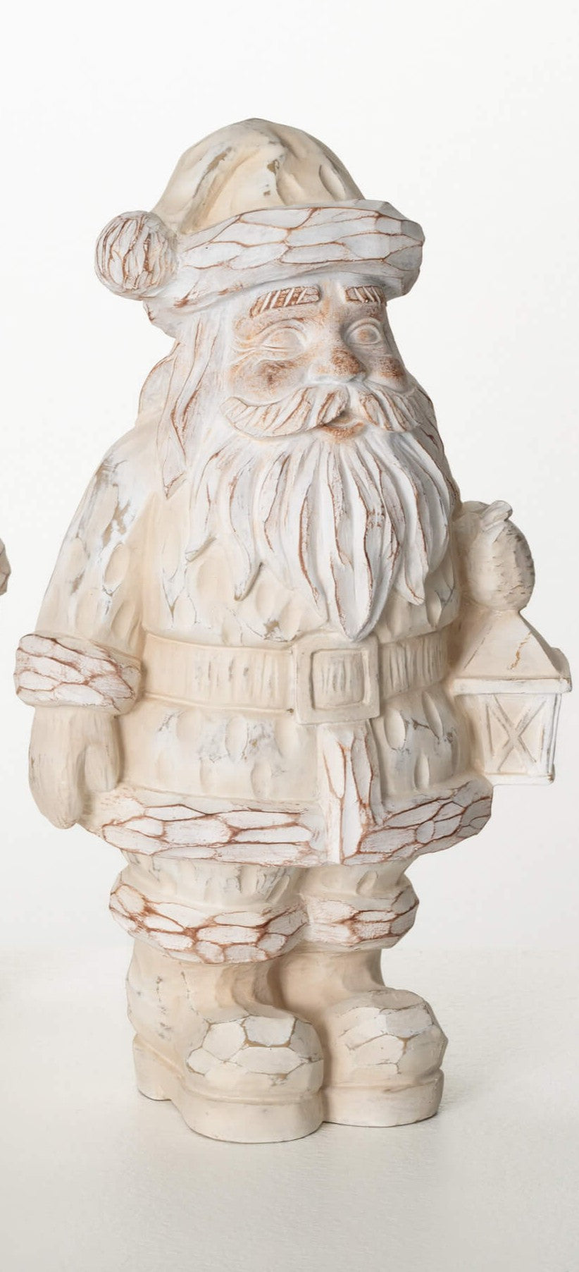 Sitter, Rustic Santa Resin