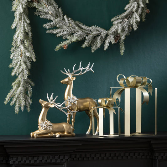 Sitter, Deer Silver & Gold