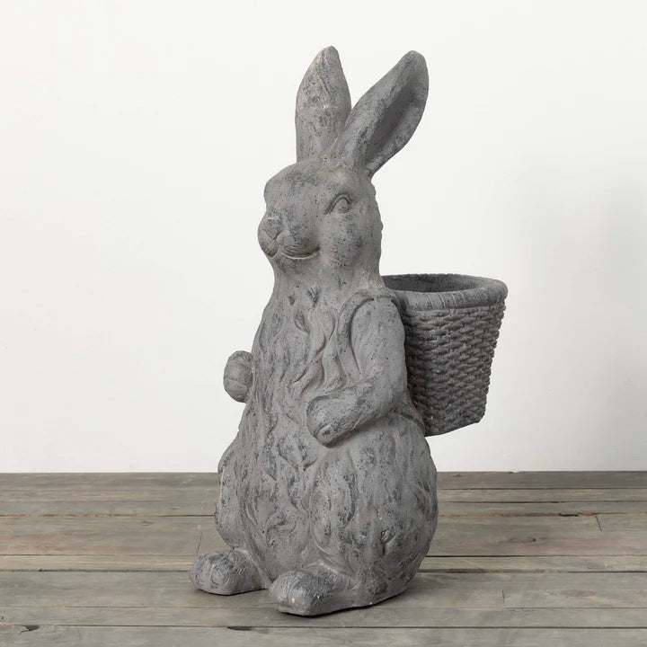 Planter- Rabbit, Gray