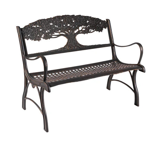 Bench, Cast Iron, Loveseat (Painted Sky)